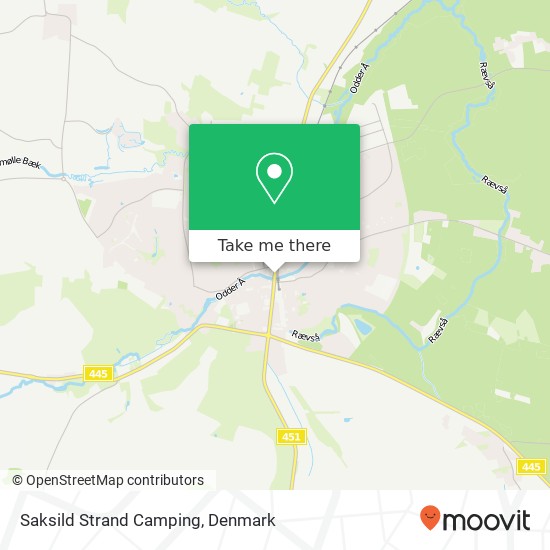 Saksild Strand Camping map