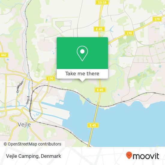 Vejle Camping map