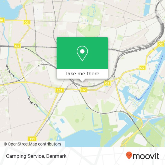 Camping Service map