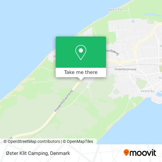 Øster Klit Camping map