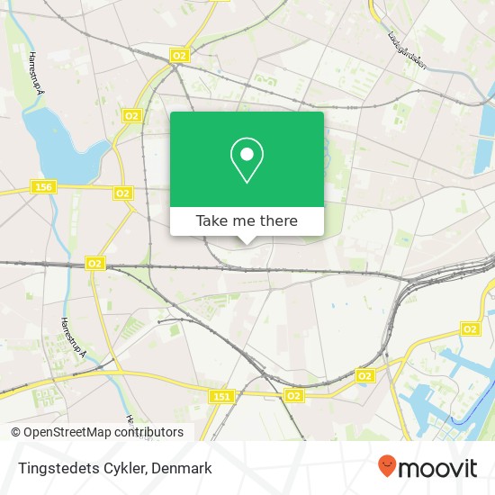 Tingstedets Cykler map