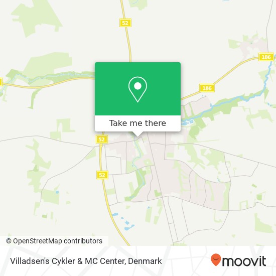 Villadsen's Cykler & MC Center map
