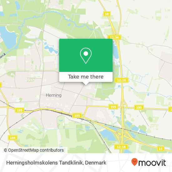 Herningsholmskolens Tandklinik map