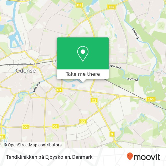 Tandklinikken på Ejbyskolen map