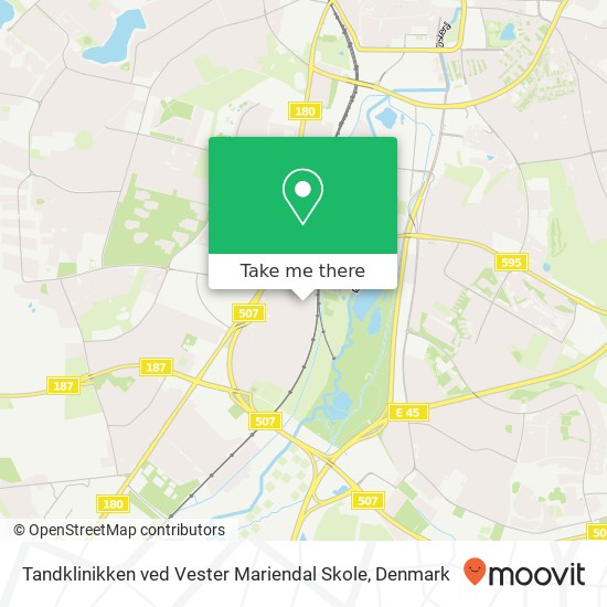 Tandklinikken ved Vester Mariendal Skole map