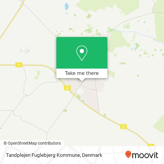 Tandplejen Fuglebjerg Kommune map