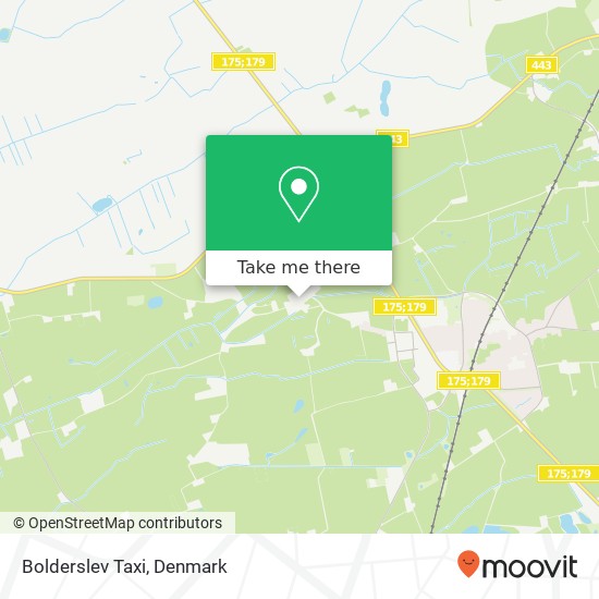 Bolderslev Taxi map