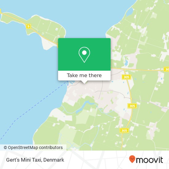 Gert's Mini Taxi map