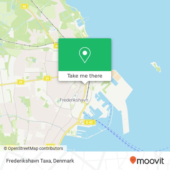 Frederikshavn Taxa map