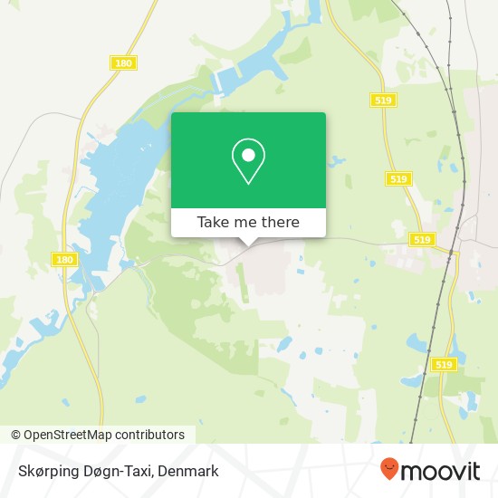 Skørping Døgn-Taxi map