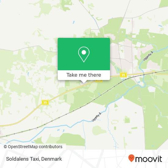 Soldalens Taxi map