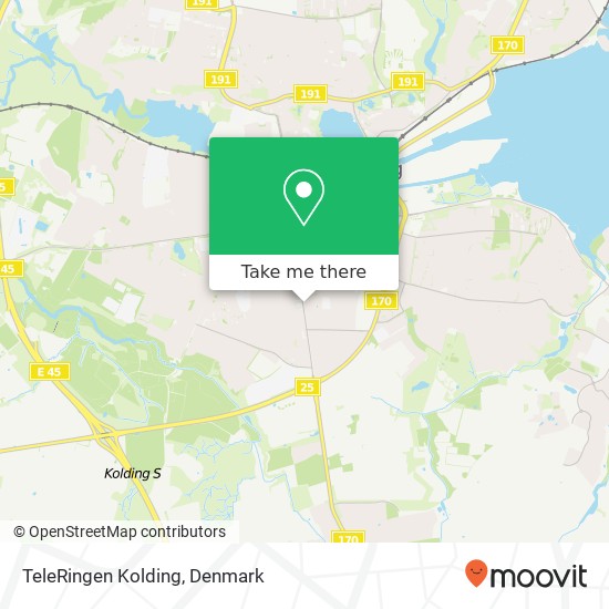 TeleRingen Kolding map