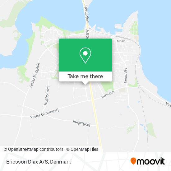 Ericsson Diax A/S map