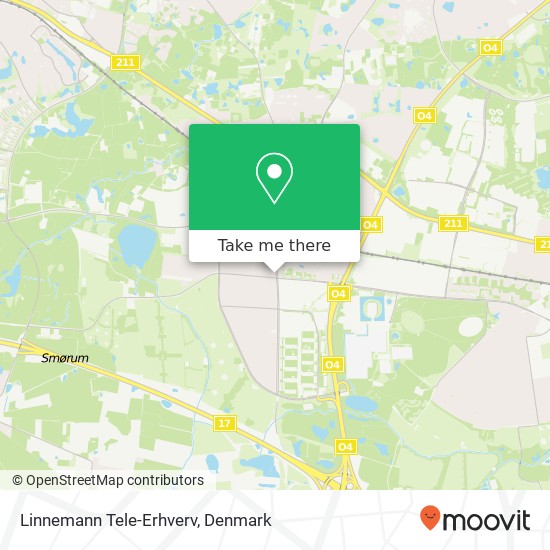 Linnemann Tele-Erhverv map