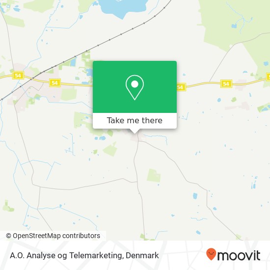 A.O. Analyse og Telemarketing map