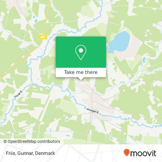 Friis, Gunnar map