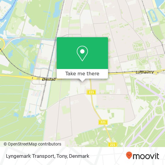 Lyngemark Transport, Tony map
