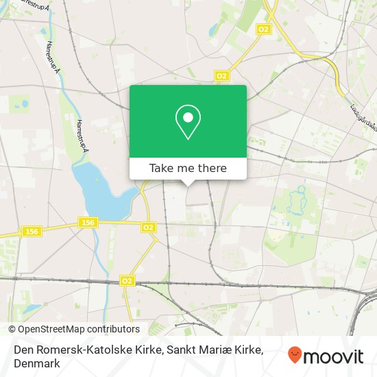 Den Romersk-Katolske Kirke, Sankt Mariæ Kirke map