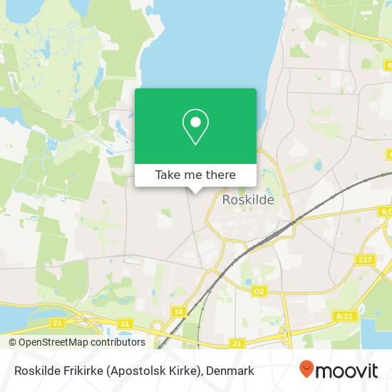 Roskilde Frikirke (Apostolsk Kirke) map