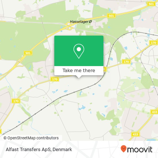 Alfast Transfers ApS map