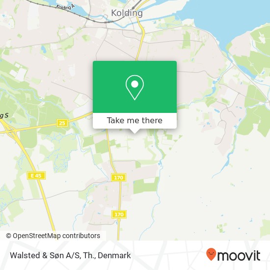 Walsted & Søn A/S, Th. map