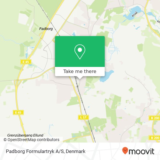 Padborg Formulartryk A/S map