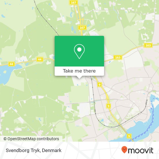 Svendborg Tryk map