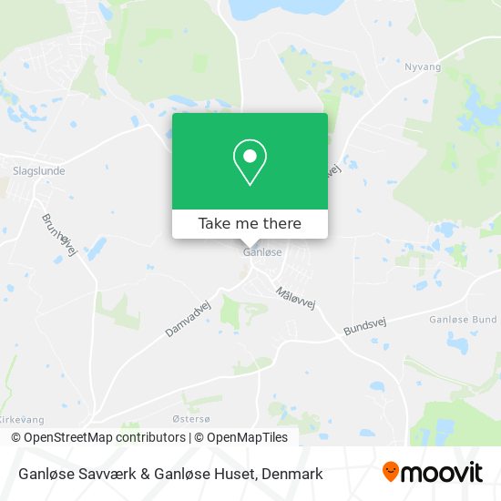Ganløse Savværk & Ganløse Huset map