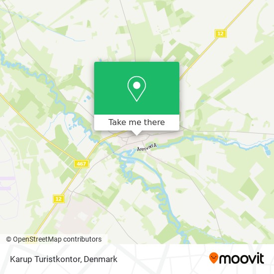 Karup Turistkontor map