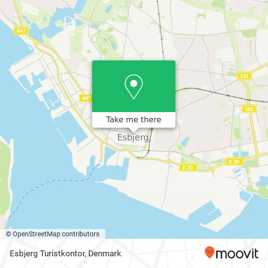 Esbjerg Turistkontor map