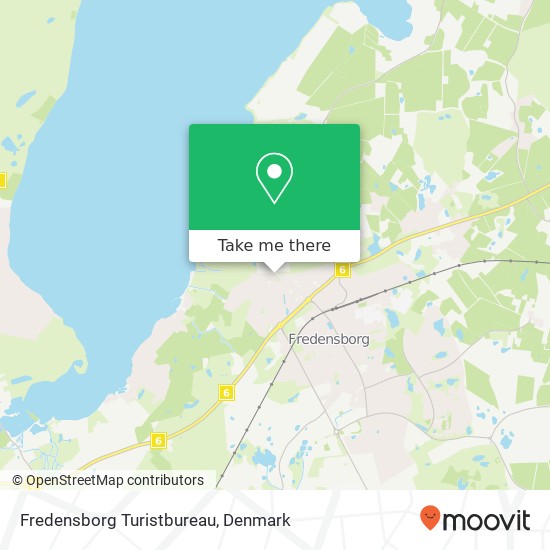 Fredensborg Turistbureau map