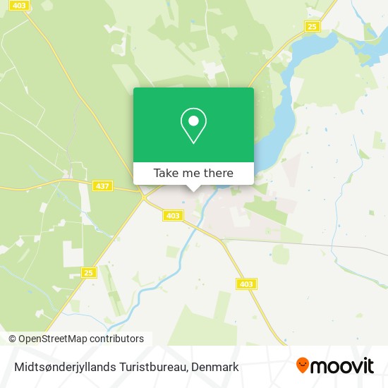 Midtsønderjyllands Turistbureau map