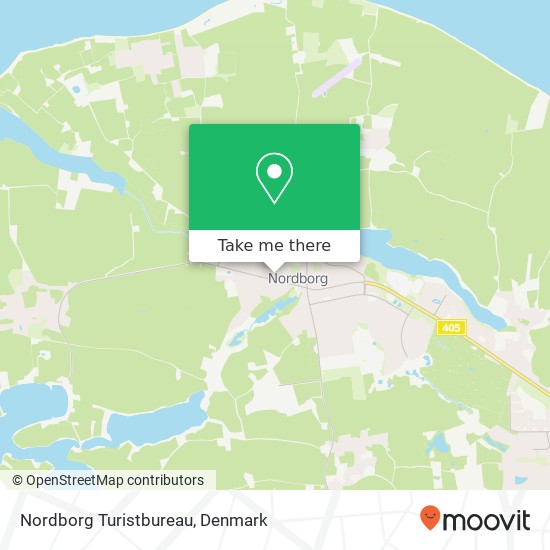 Nordborg Turistbureau map
