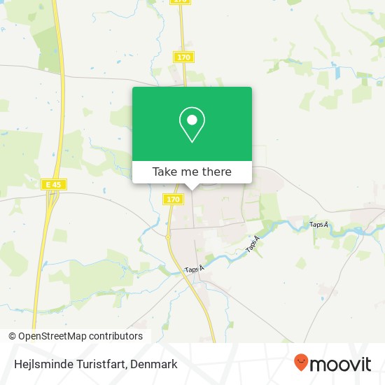 Hejlsminde Turistfart map