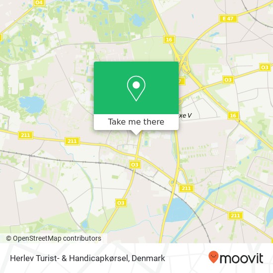 Herlev Turist- & Handicapkørsel map