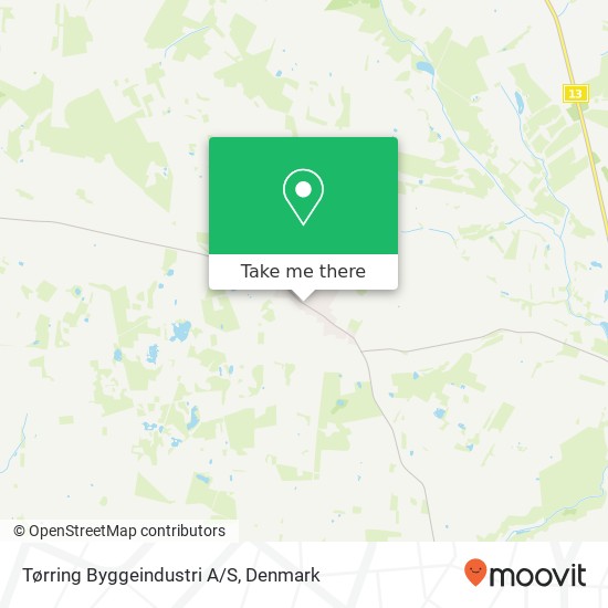 Tørring Byggeindustri A/S map