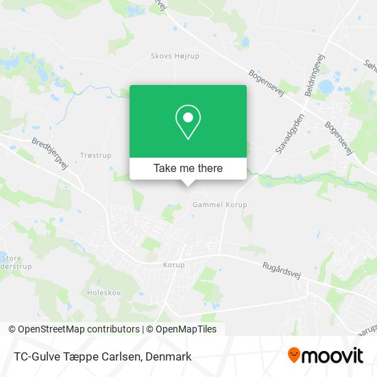 TC-Gulve Tæppe Carlsen map