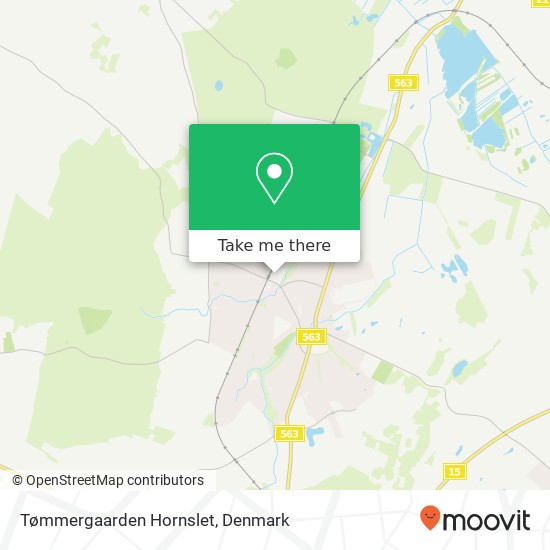 Tømmergaarden Hornslet map