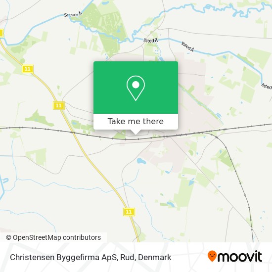 Christensen Byggefirma ApS, Rud map
