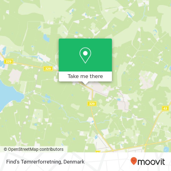 Find's Tømrerforretning map