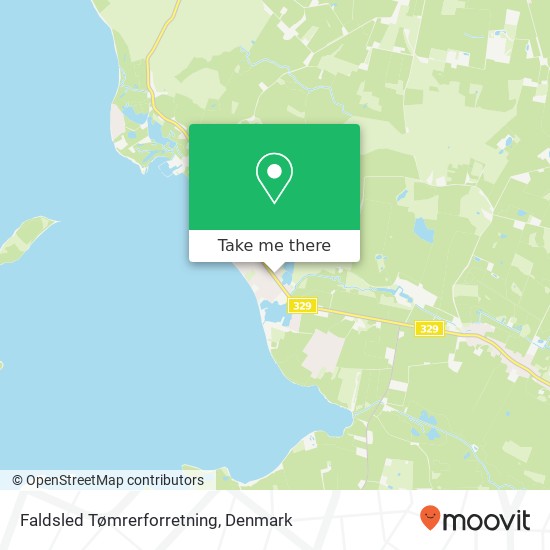 Faldsled Tømrerforretning map