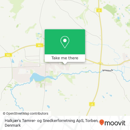 Halkjær's Tømrer- og Snedkerforretning ApS, Torben map