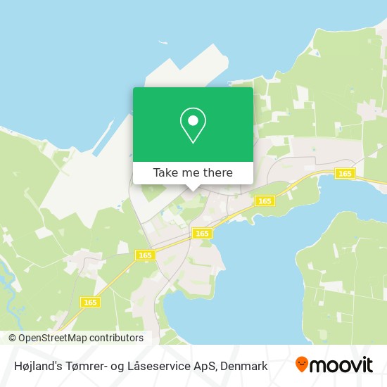 Højland's Tømrer- og Låseservice ApS map