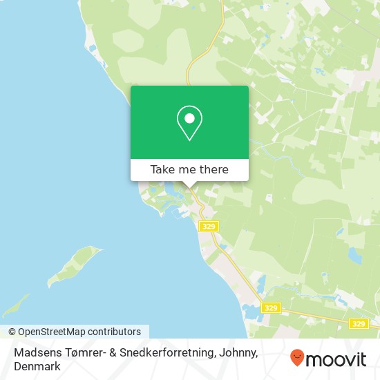 Madsens Tømrer- & Snedkerforretning, Johnny map