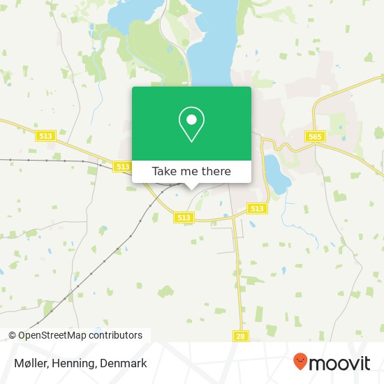 Møller, Henning map