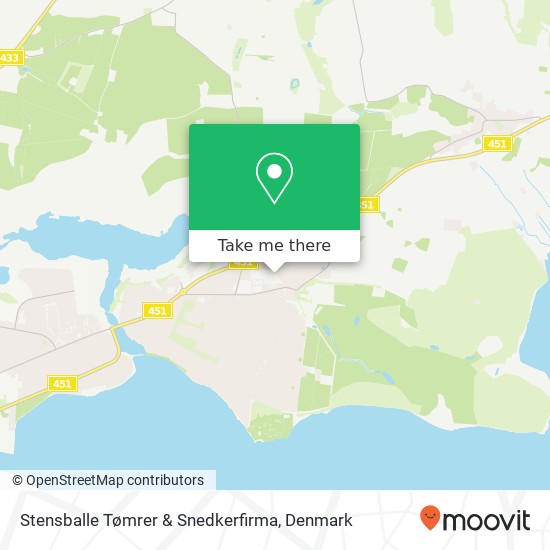 Stensballe Tømrer & Snedkerfirma map