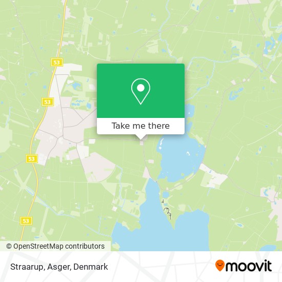 Straarup, Asger map