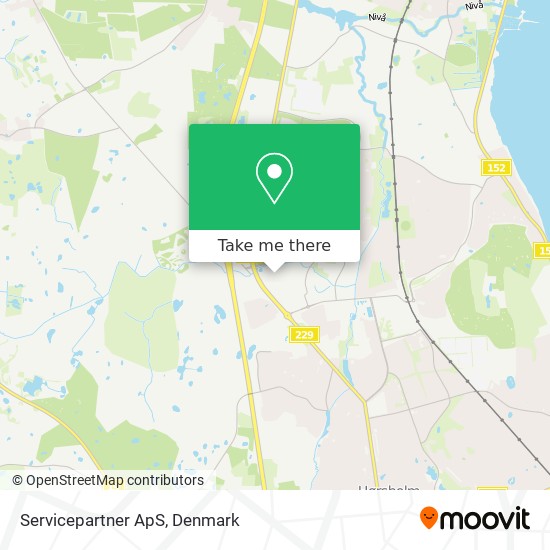 Servicepartner ApS map