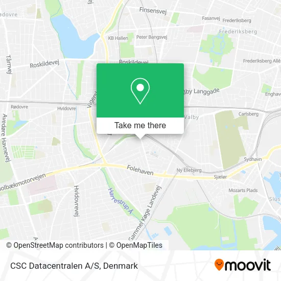 CSC Datacentralen A/S map