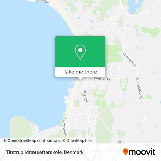 Tirstrup Idrætsefterskole map